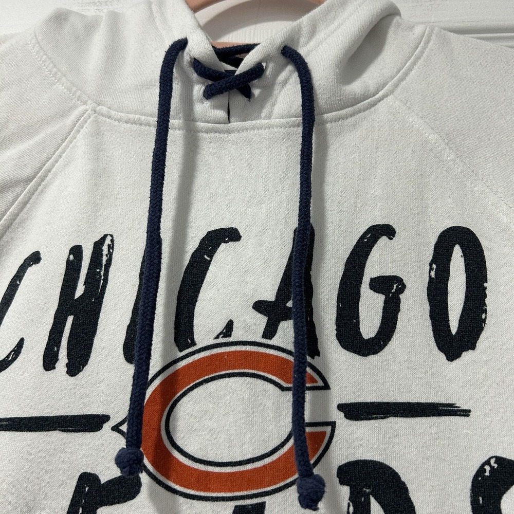NFL Team Apparel Licensed Chicago Bears Women's Size Small Hooded Sweatshirt EUC - Picture 6 of 11